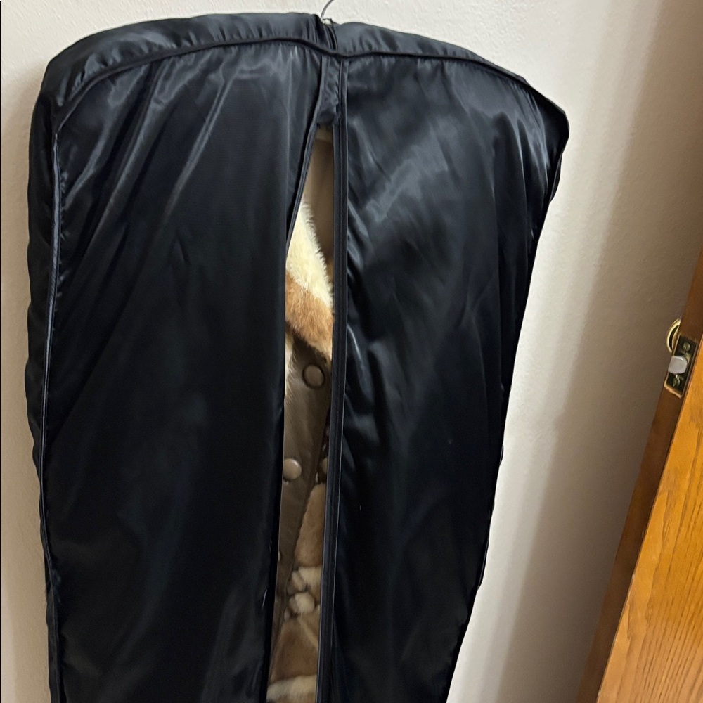 Cownie Vintage Genuine Mink Fur and Leather Coat - Small - includes custom bag - Picture 13 of 13